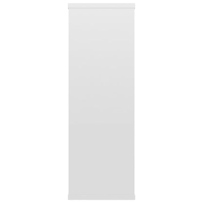 Étagères murales blanc brillant 104x20x58,5 cm bois ingénierie