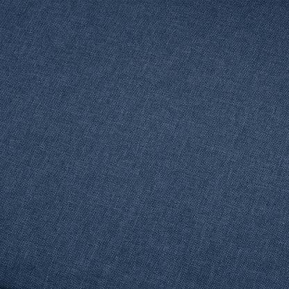 Canapé à 4 places Bleu Tissu