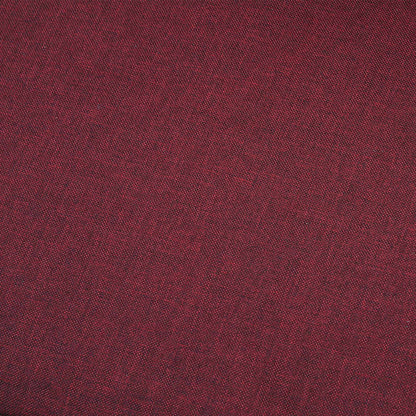 Canapé à 4 places Rouge bordeaux Tissu