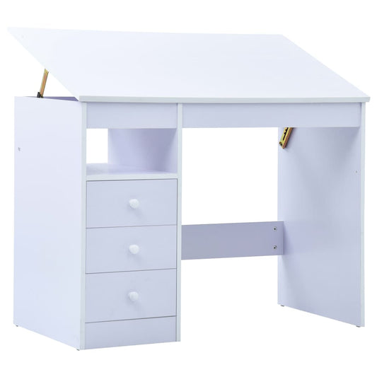 Escritorio infantil inclinable blanco