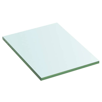 Panneaux d'étagère 2 pcs Verre Transparent 20 x 15 cm