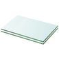 Panneaux d'étagère 2 pcs Verre Transparent 20 x 25 cm