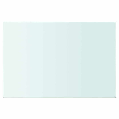 Panneaux d'étagère 2 pcs Verre Transparent 30 x 15 cm
