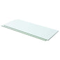 Panneaux d'étagère 2 pcs Verre Transparent 60x20 cm