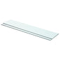 Panneaux d'étagère 2 pcs Verre Transparent 70x15 cm