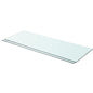Panneaux d'étagère 2 pcs Verre Transparent 80 x 30 cm
