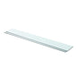Panneaux d'étagère 2 pcs Verre Transparent 90 x 12 cm