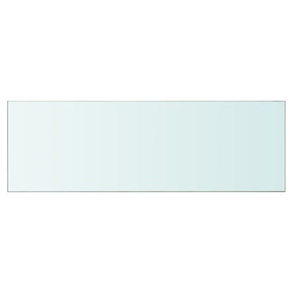 Panneaux d'étagère 2 pcs Verre Transparent 90 x 30 cm