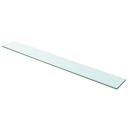 Panneaux d'étagère 2 pcs Verre Transparent 100 x 12 cm
