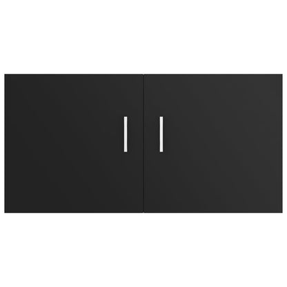 Armoire murale Noir 80x39x40 cm Bois d'ingénierie