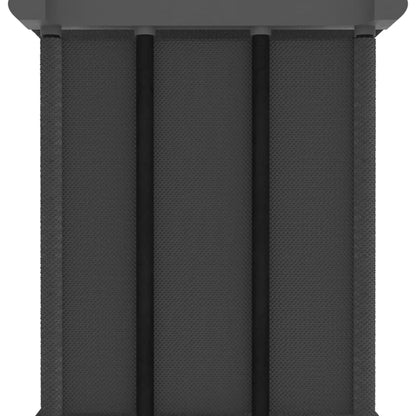 Étagère à 9 cubes avec boîtes Gris 103x30x107,5 cm Tissu