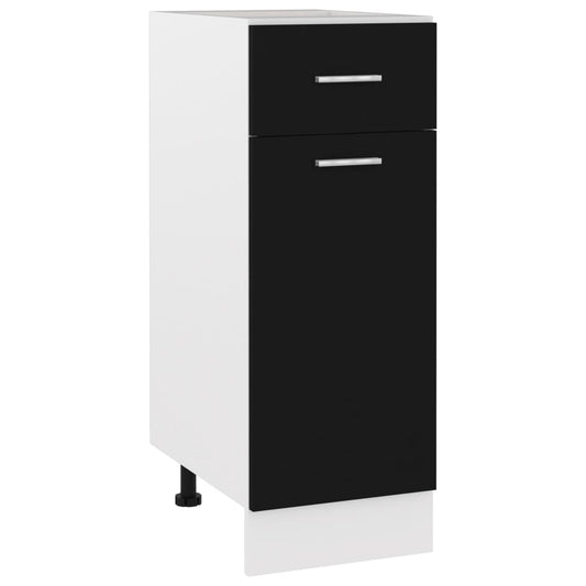Armoire à tiroirs "Lyon" Noir 30 x 46 x 81,5 cm Bois d'ingénierie