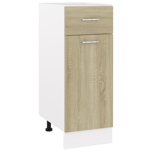 Armoire à tiroirs inférieure "Lyon" Chêne Sonoma 30 x 46 x 81,5 cm Bois d'ingénierie