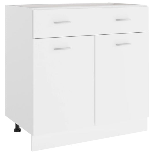 Armoire à tiroirs "Lyon" Blanc 80 x 46 x 81,5 cm Bois d'ingénierie