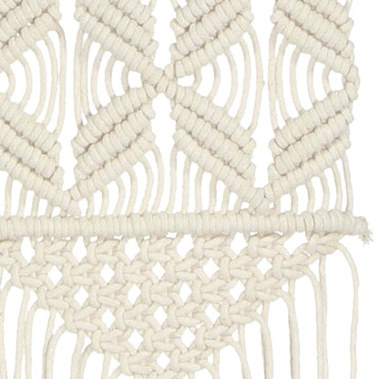 Cintre mural en macramé 40x80 cm Coton