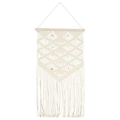 Cintre mural en macramé 40x80 cm Coton