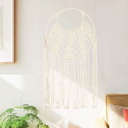 Cintre mural en macramé 40x80 cm Coton