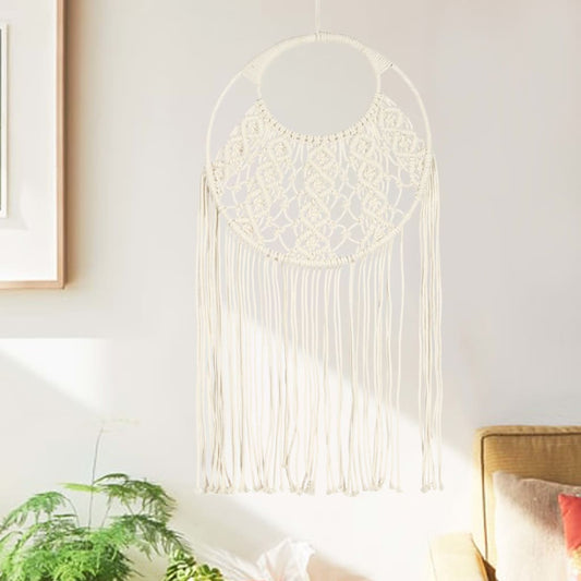 Cintre mural en macramé 40x80 cm Coton