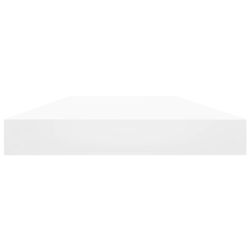Panneaux de bibliothèque 4 pcs blanc bois d’ingénierie