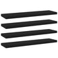 Panneaux de bibliothèque 4 pcs blanc bois d’ingénierie