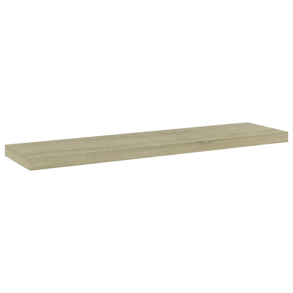 Panneau de bibliothèque 4 pcs chêne sonoma bois d’ingénierie