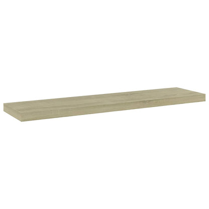 Panneau de bibliothèque 4 pcs chêne sonoma bois d’ingénierie