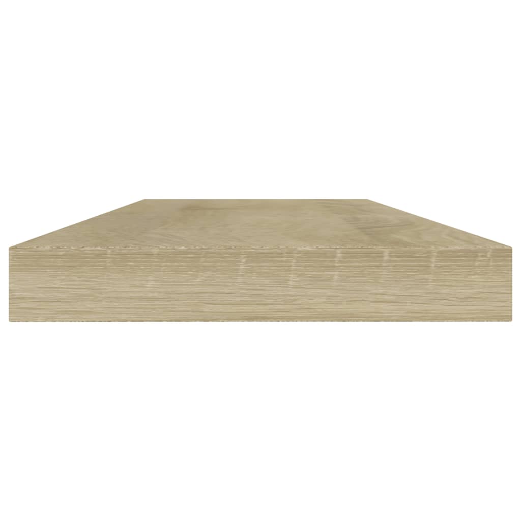 Panneau de bibliothèque 4 pcs chêne sonoma bois d’ingénierie