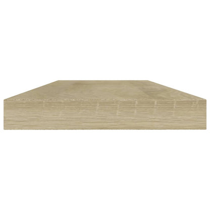 Panneau de bibliothèque 4 pcs chêne sonoma bois d’ingénierie