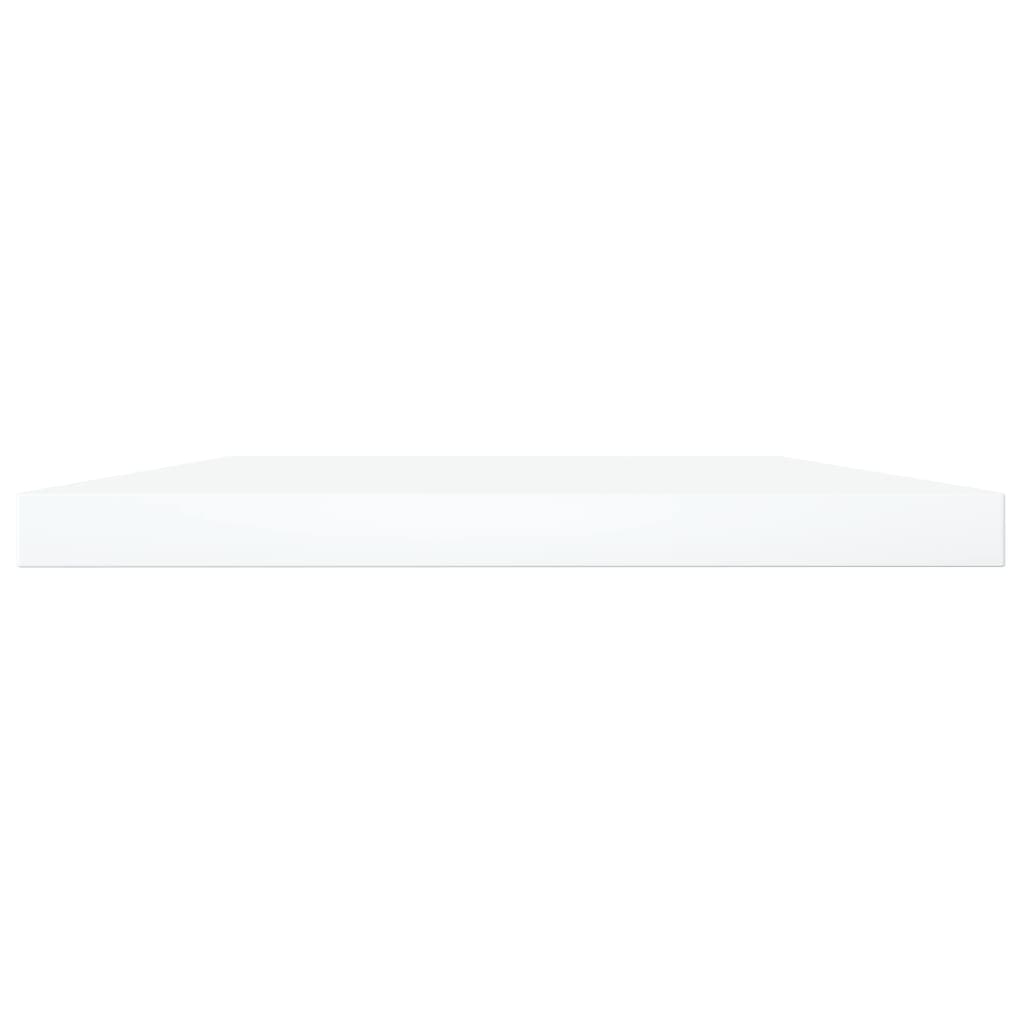 Panneaux de bibliothèque 4 pcs blanc bois d’ingénierie