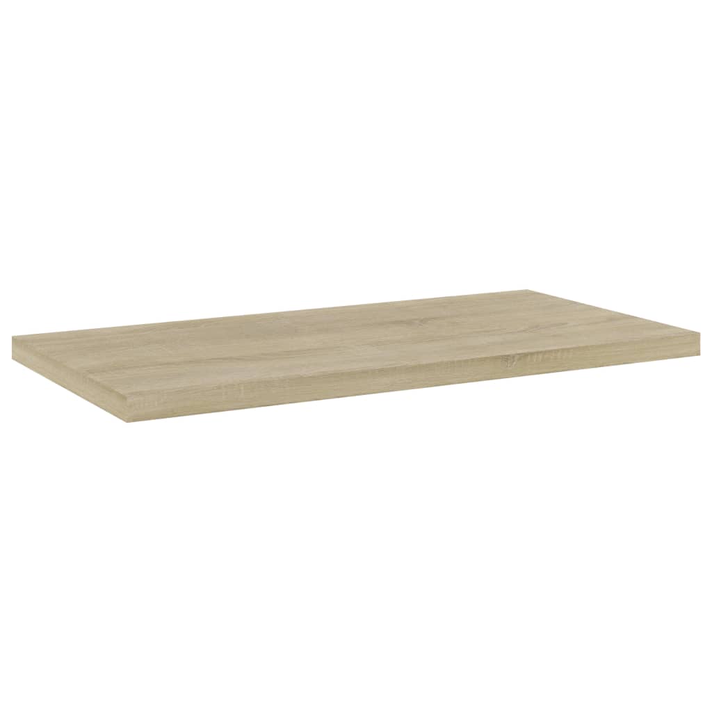 Panneau de bibliothèque 4 pcs chêne sonoma bois d’ingénierie