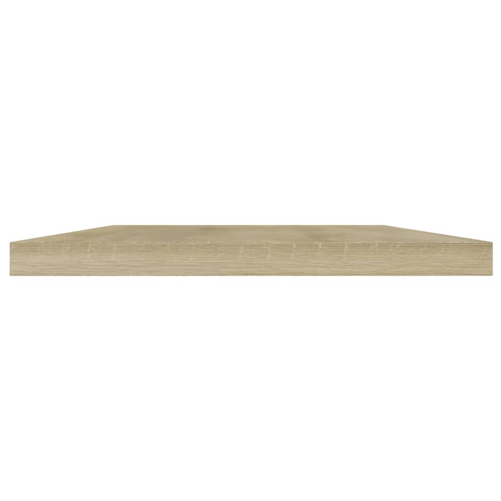 Panneau de bibliothèque 4 pcs chêne sonoma bois d’ingénierie