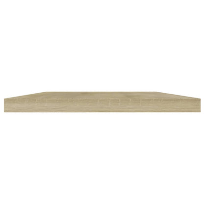 Panneau de bibliothèque 4 pcs chêne sonoma bois d’ingénierie