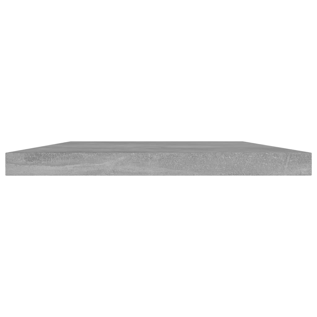 Panneaux de bibliothèque 4 pcs gris béton bois d’ingénierie
