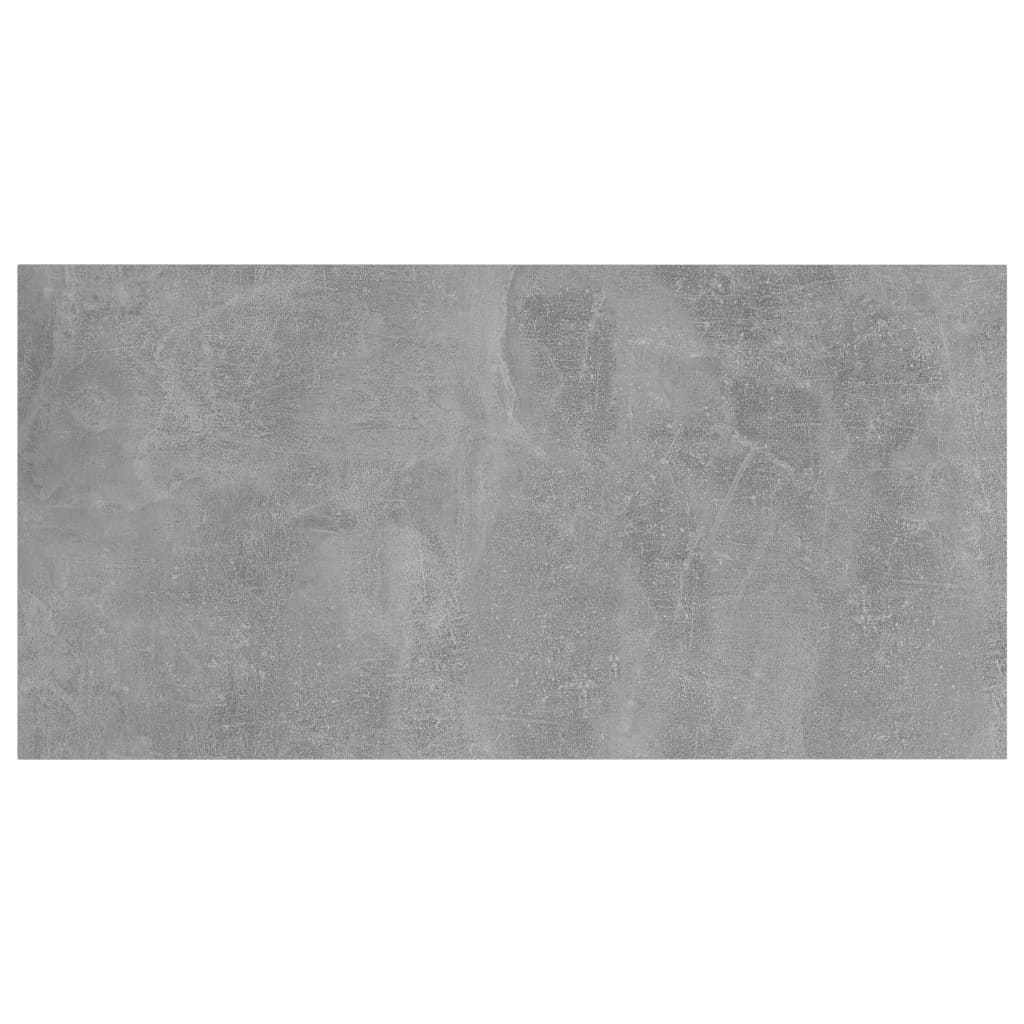 Panneaux de bibliothèque 4 pcs gris béton bois d’ingénierie