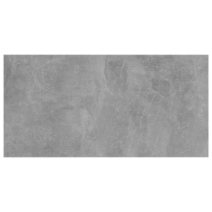 Panneaux de bibliothèque 4 pcs gris béton bois d’ingénierie