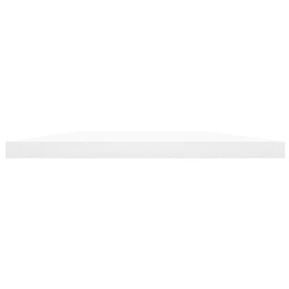 Panneaux de bibliothèque 4 pcs blanc bois d’ingénierie