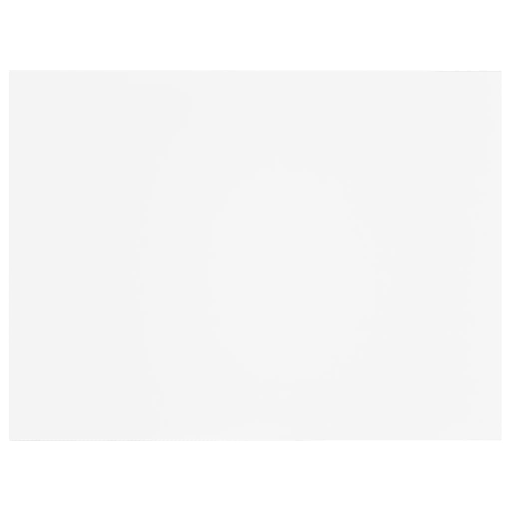 Panneaux de bibliothèque 4 pcs blanc bois d’ingénierie