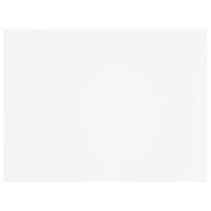 Panneaux de bibliothèque 4 pcs blanc bois d’ingénierie