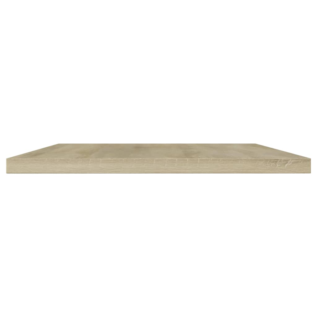 Panneau de bibliothèque 4 pcs chêne sonoma bois d’ingénierie