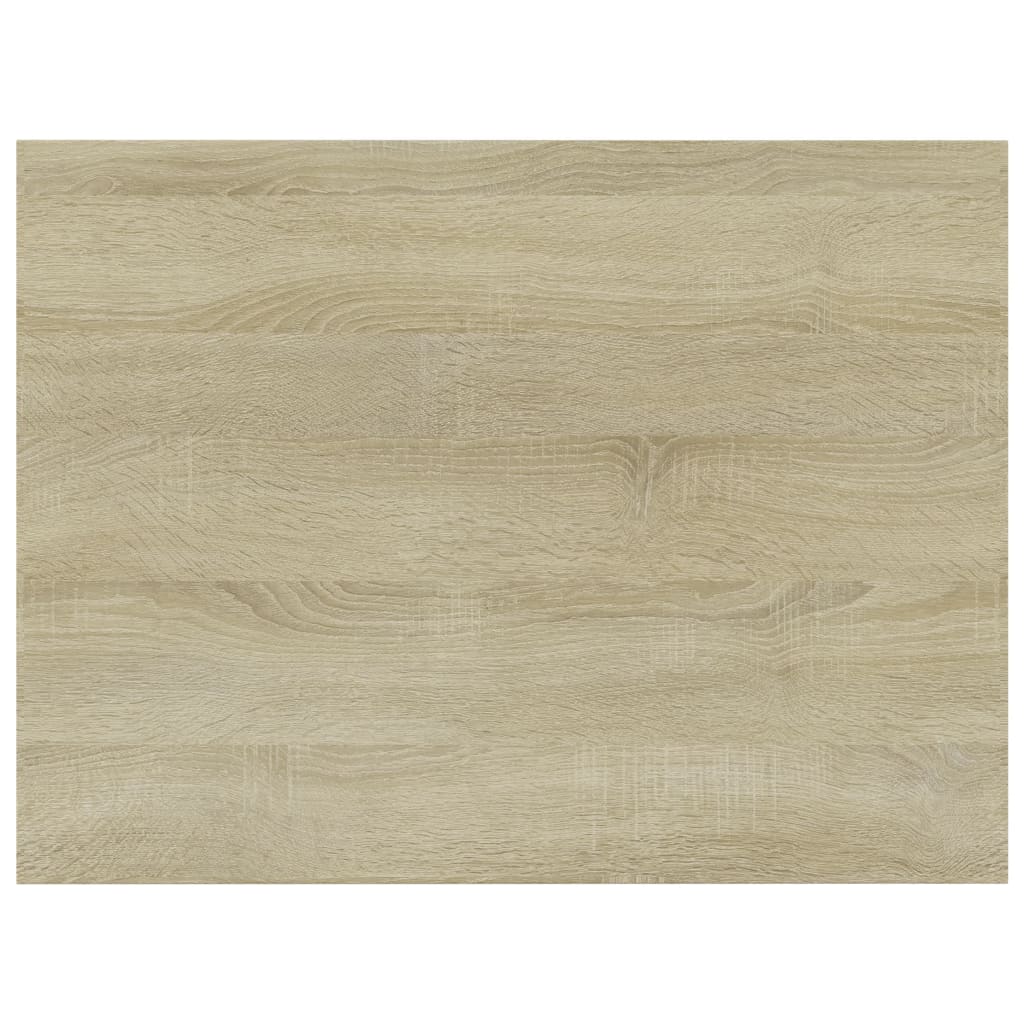 Panneau de bibliothèque 4 pcs chêne sonoma bois d’ingénierie