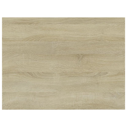 Panneau de bibliothèque 4 pcs chêne sonoma bois d’ingénierie