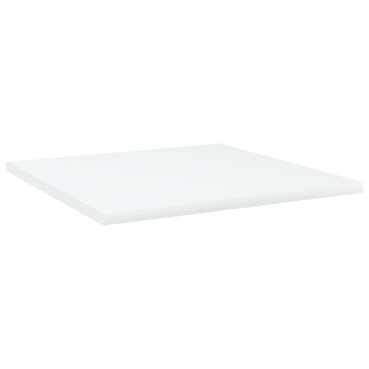 Panneaux de bibliothèque 4 pcs blanc bois d’ingénierie