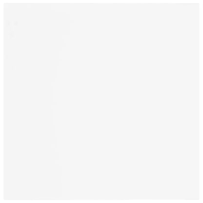 Panneaux de bibliothèque 4 pcs blanc bois d’ingénierie