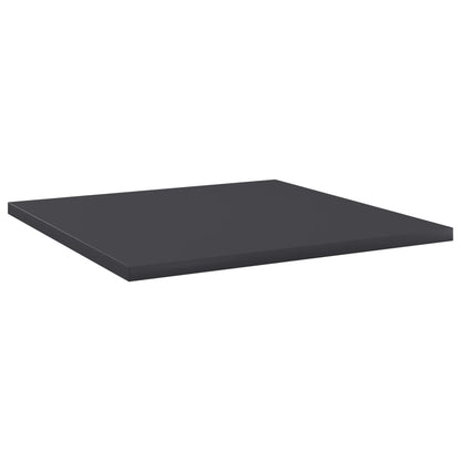 Panneaux de bibliothèque 8 pcs gris bois d’ingénierie