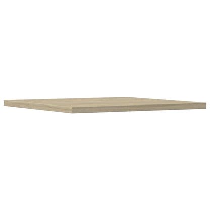 Panneau de bibliothèque 4pcs Chêne sonoma 40x40x1,5cm Aggloméré