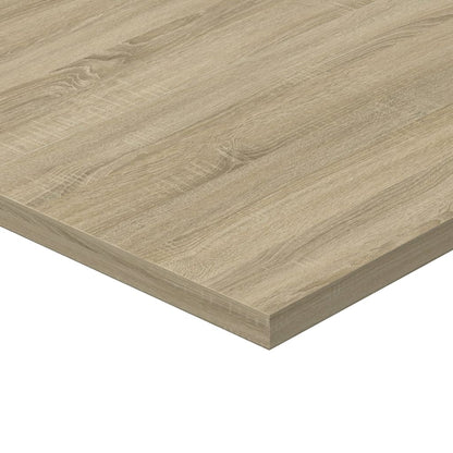 Panneau de bibliothèque 4pcs Chêne sonoma 40x40x1,5cm Aggloméré