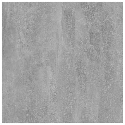 Panneaux de bibliothèque 4 pcs gris béton bois d’ingénierie