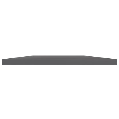 Panneaux de bibliothèque 8 pcs gris brillant bois d’ingénierie