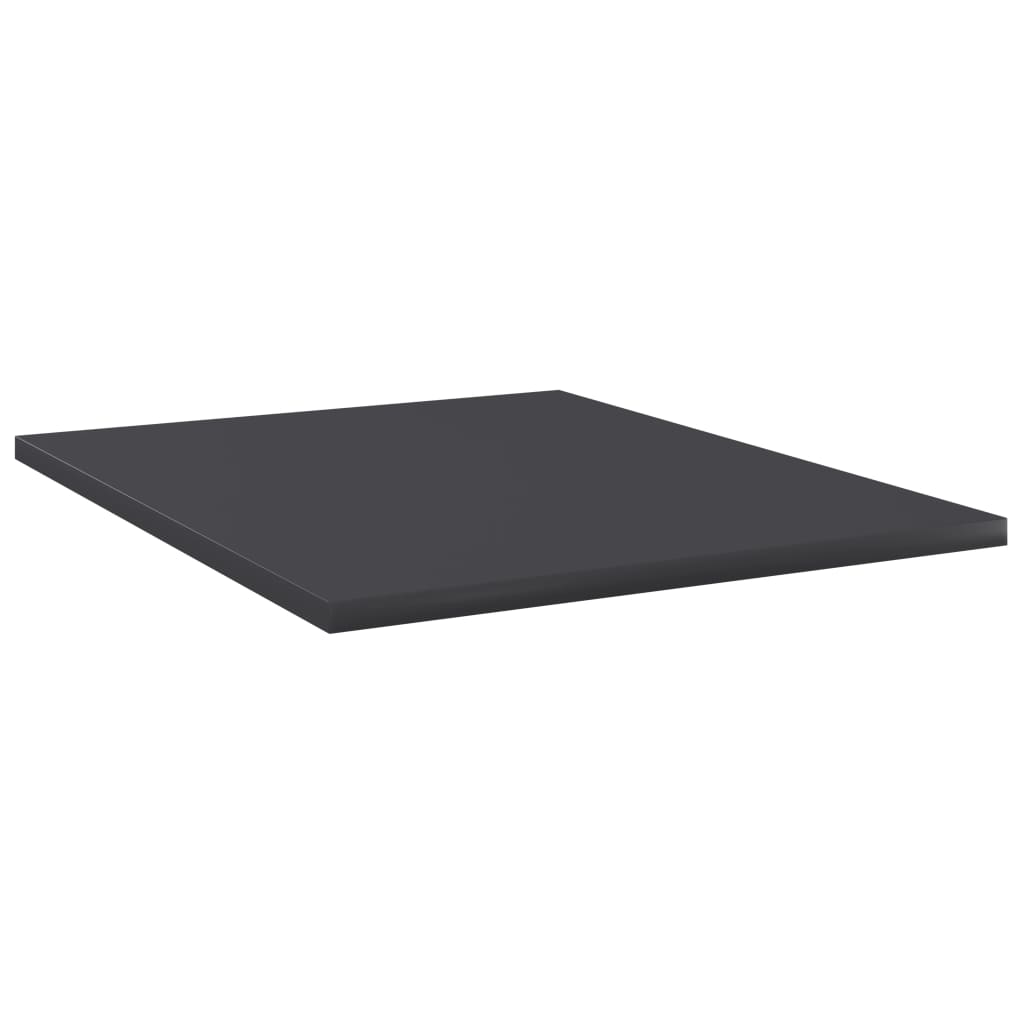 Panneaux de bibliothèque 8 pcs gris bois d’ingénierie