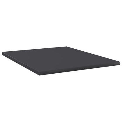 Panneaux de bibliothèque 8 pcs gris bois d’ingénierie
